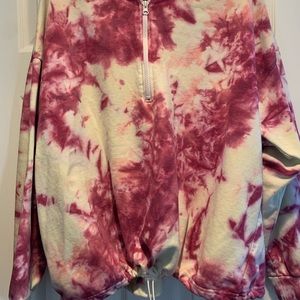 Jolie and Joy hooded tie dye sweathshirt
